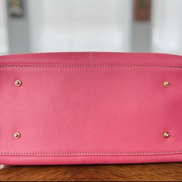Dooney & Bourke Florentine Leather Dillen Satchel Bubble Gum Pink BAG & … - Picture 5 of 14